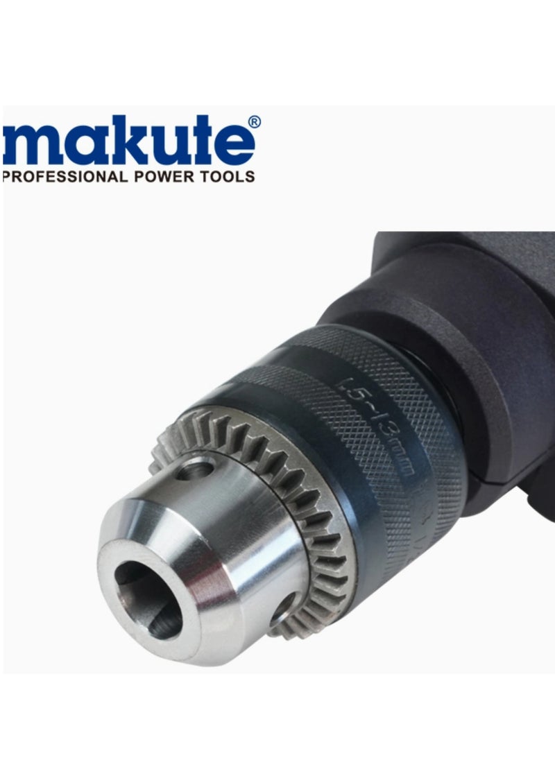 makute ID780 Impact Drill, 780W Power, 13mm Chuck, 220-240/110V, 0-2800 RPM, Heavy Duty Electric Drill for Professional and DIY Use  - Image 3