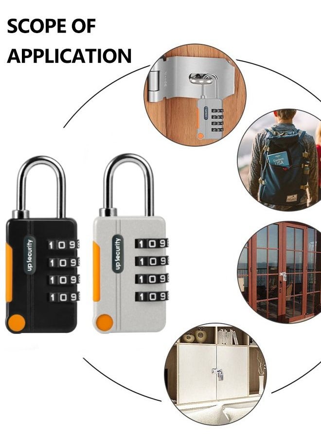 4 Digit Combination lock - Waterproof Combination Padlock 2 Piece - High Security