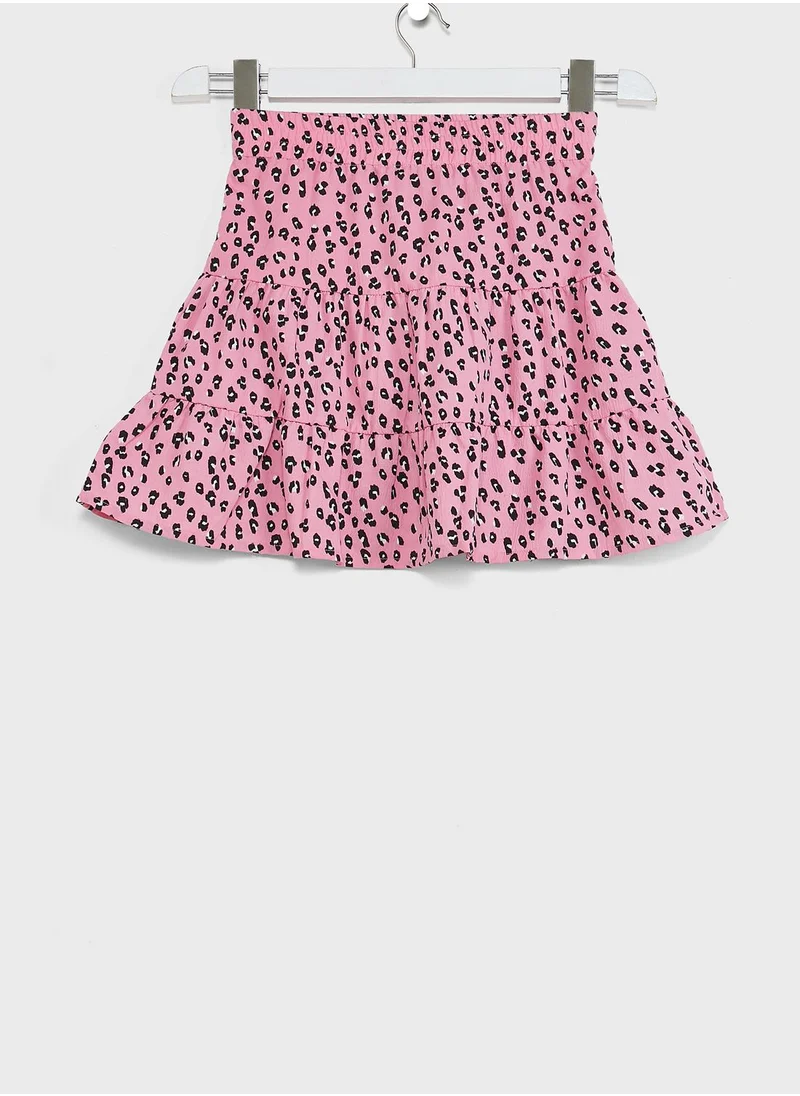 Vero Moda Girl Kids Aop Printed Skirt