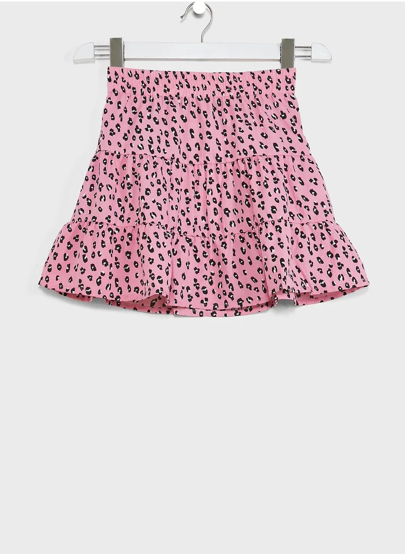 Vero Moda Girl Kids Aop Printed Skirt