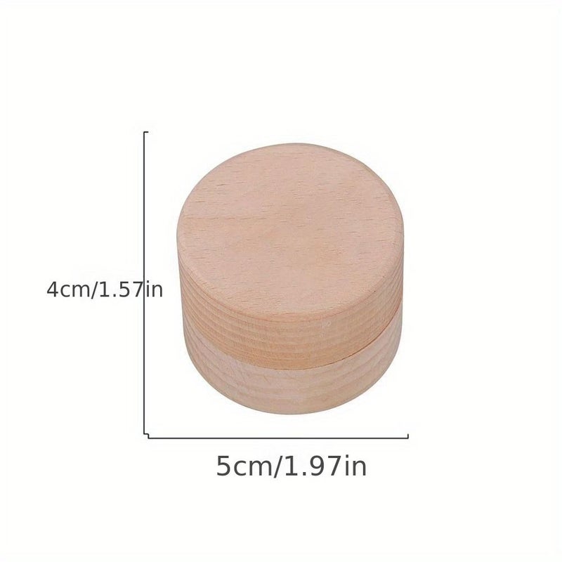 صندوق خشبي بأسلوب النقش 3 لحفظ تذكارات المعمودية والأسنان والحبل السري - Image 2