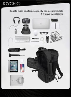 Joychic Business Travel Laptop Backpack Anti Theft Slim Durable Computer Backpack with USB Charging Port Water Resistant College School Bag for Men Fits 15.6 Inch Black  - Image 5