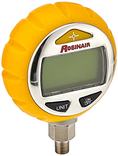 Robinair RAVG1 Digital Micron Vacuum Gauge Measures Vacuum from Atmosphere to 10 Microns in 6 Different Scales and Can Withstand Overpressure Beyone 30 Bar NOT Affected by Temperature Variations - Image 3