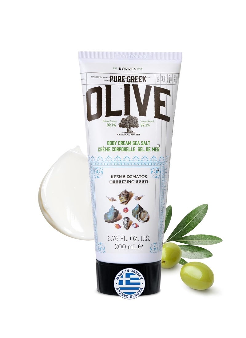 KORRES KORRES Olive Body Cream, Sea Salt, 6.76 fl. oz. 