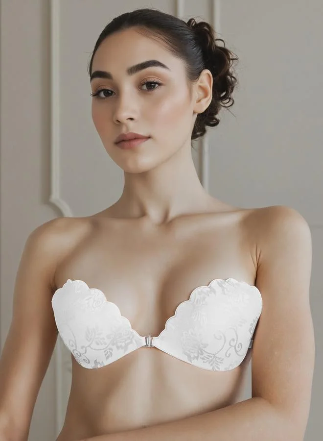 سبلاش فيڤ صدرية بدون حمالات بنقش زهري