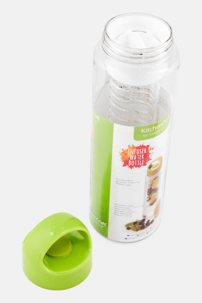 KitchenCraft Plastic Plain Infuser Water Bottle 500 ml, Transparent - Image 3