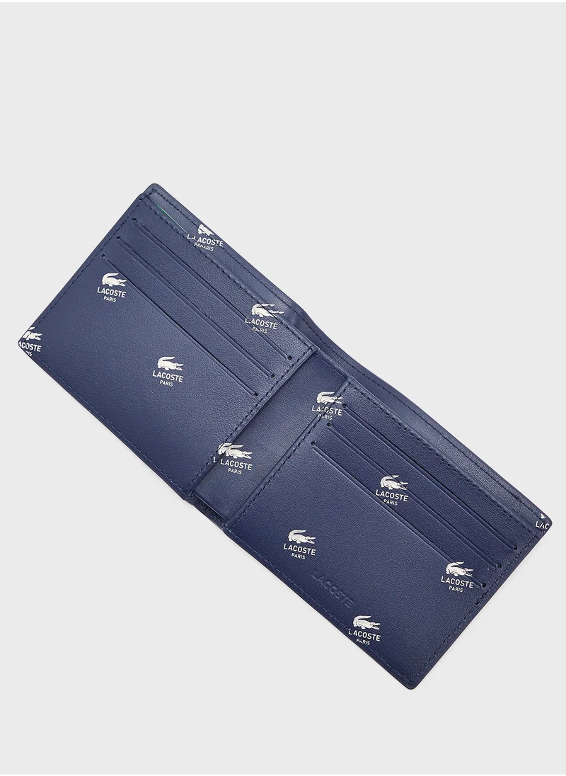 LACOSTE Monogram Billfold Wallets