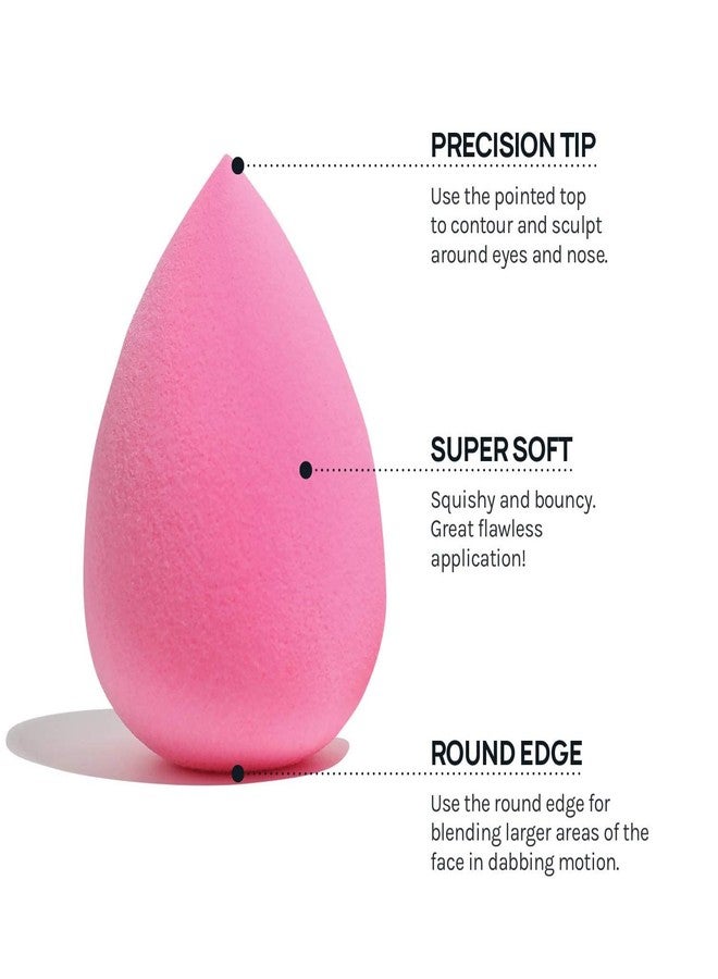 Keli 6 Pcs Blending Puff for Flawles Makeup, Beauty Blender Sponge Set, Beauty Blender for Liquid Foundation, Cream, Powder, Wet & Dry Makeup Applicator for Girls & Women (Multicolor) - Image 5