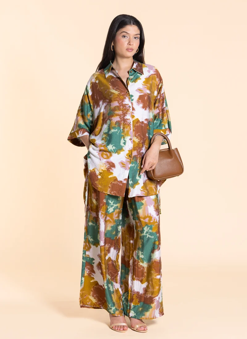 شايبس ABSTRACT PRINT COMFORT TOP SET