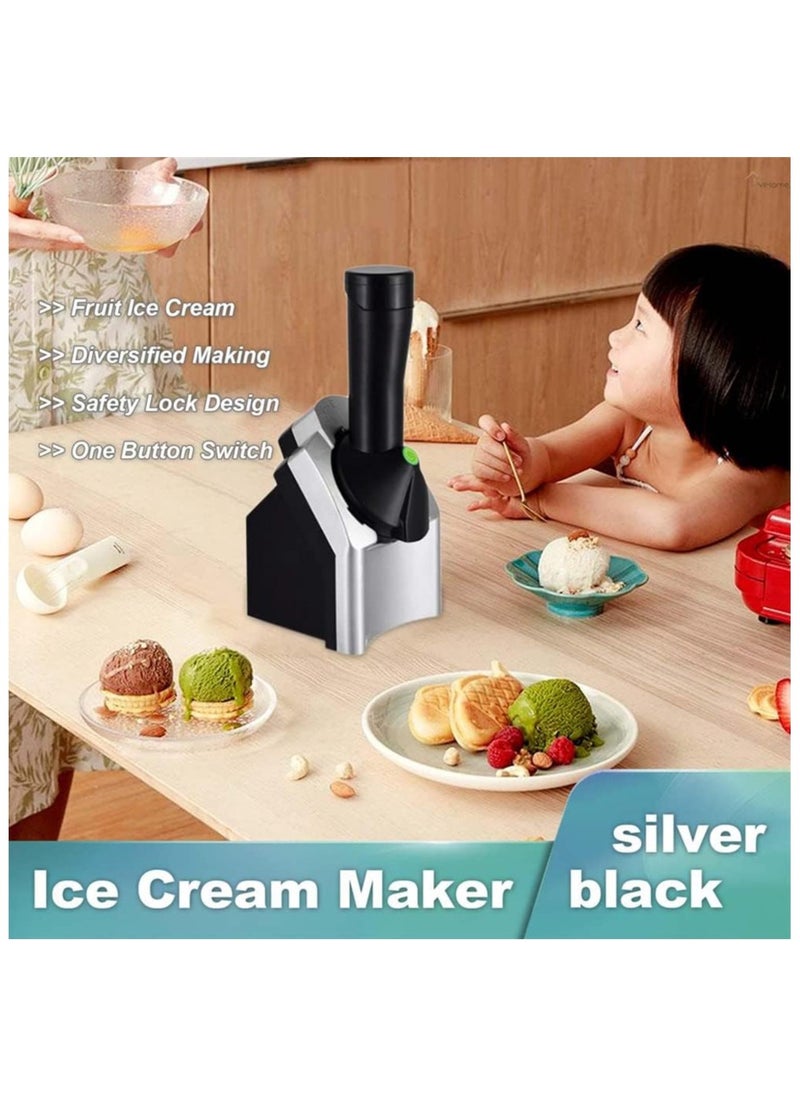 Ice Cream Maker,Electric Fruit Sorbet Machine Maker,For Ice Cream,Desserts,Gelato Smoothie