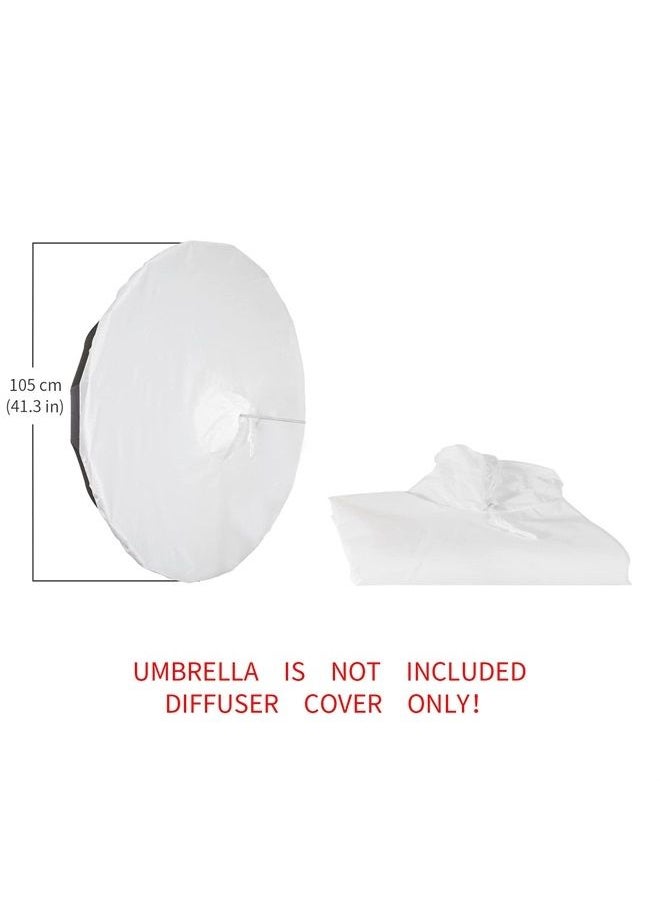 Selens - 41 Inch Photography Umbrella Diffuser Soft Cloth Compatible with 41" Silver Photo Umbrella for Photo Studio Flash Speed Light (Umbrella not Included) - Image 1