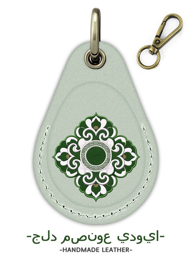 جراب جلدي ل AirTag ، غطاء حافظة واقية AirTag مع حلقة سلسلة مفاتيح ، حامل AirTag - Image 1