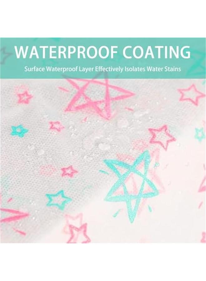 HOOKOR Toilet Seat Covers Disposable - 20 Pack, Waterproof Extra Large Portable Potty Seat Covers, with Stick Tape, for Kids Potty Training, Public Toilet Use (Style 2) - Image 4