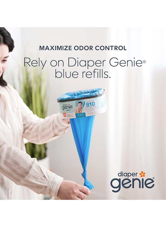 Diaper Genie Jumbo Octagonal Nappy Pail Refill | 7-Layer Odor Barrier | Up To 270 Nappies | Fits Select  - Image 3