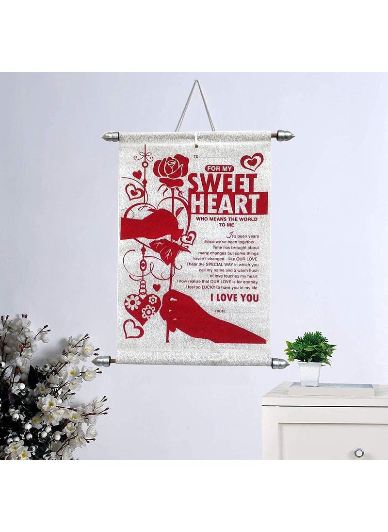 Saugat Traders Saugat Traders Red Rose Flower with Love Message Card Romantic Gift for Girlfriend, Boyfriend, Husband, Wife, Fiancee, Lover on Valentine Day - Rose - Propose Day Gift  - Image 4