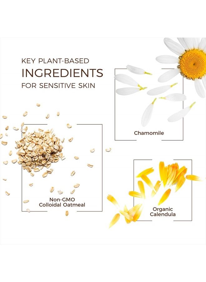 Babo Botanicals Moisturizing Plant-Based 2-in-1 Bubble Bath & Wash - with Organic Calendula & Natural Oat Milk - For Babies, Kids & Adults with Sensitive Skin - Hypoallergenic & Vegan - 15 oz - Image 3
