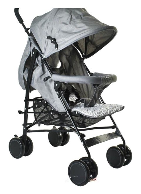Lightweight Foldable Baby Stroller with Adjustable Canopy Reclining Seat And Leg Rest
