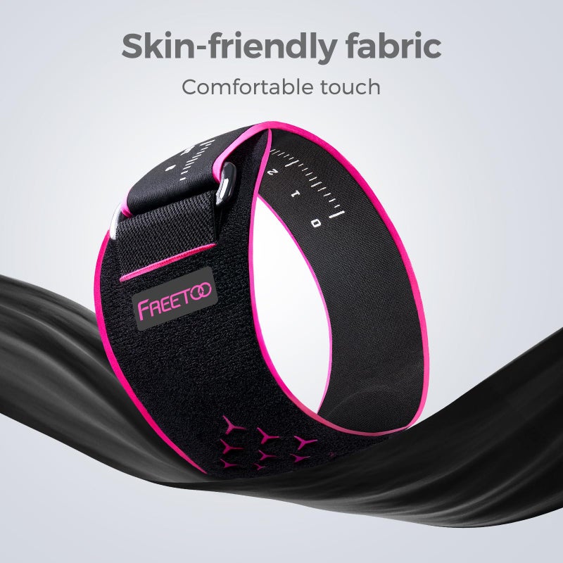 FREETOO Elbow brace for Tendonitis and Tennis Elbow for Women Men, Golfers Elbow Brace for Women for Pain Relief, Adjustable Tennis Elbow Support Band for Epicondylitis, Basketball, Exercise Pink S/M - Image 3