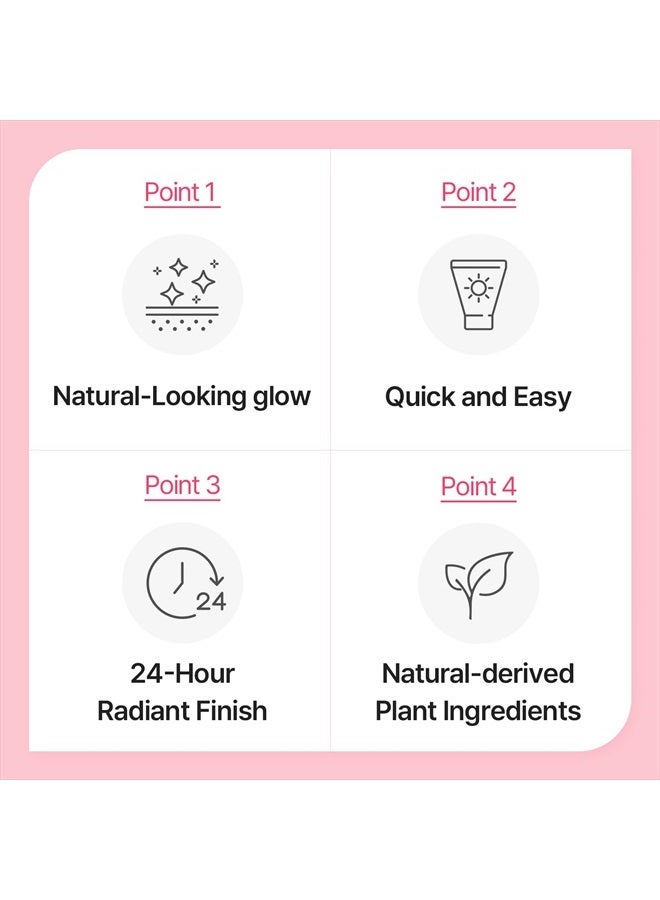 COSNORI W. Dress Tone-up Cream -Quick Skin Tone Balancer – Evens Out Complexion - No Makeup Natural Look - Long-Lasting Hydrating & Sebum Control Face and Body – Vegan, No Animal Tested – 1.69 oz - Image 3