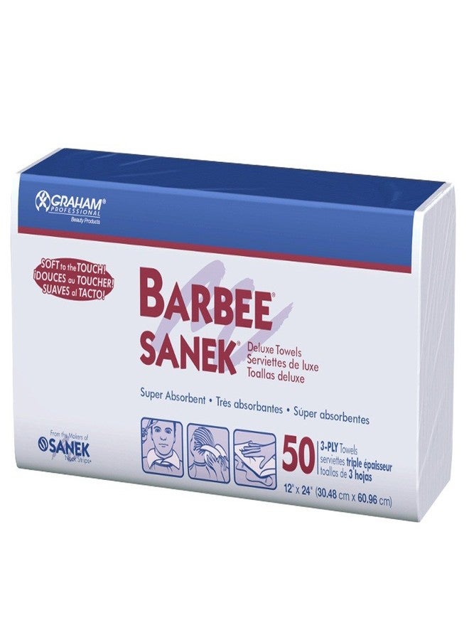 Graham Barbee Sanek Deluxe Towels, 50 Count