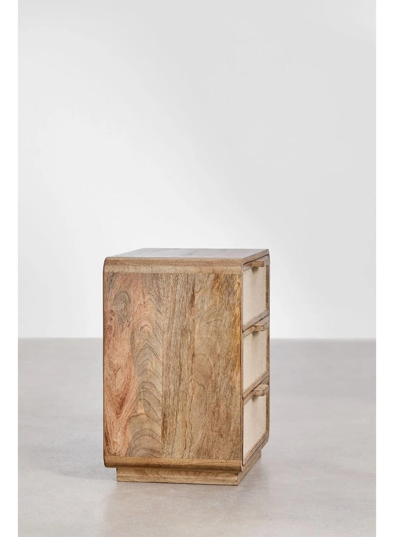 أرتيسانيا - المنزل والمعيشة طاولة سرير مستطيلة من أبرامز (50 × 35 سم) - Image 4