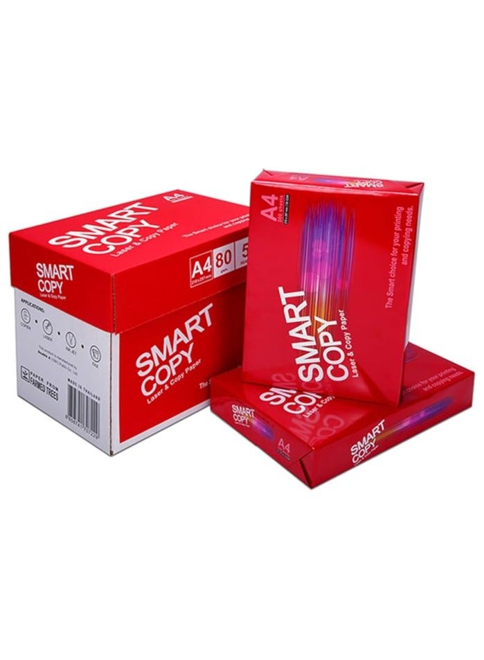 Smart Copy 80gsm A4 Paper White 5x500 Sheets