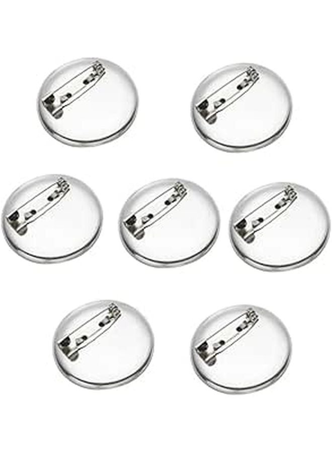 100 Pcs DIY Jewelry Making Brooch Clasps Pin Craft Pins Silver Tone - Image 1