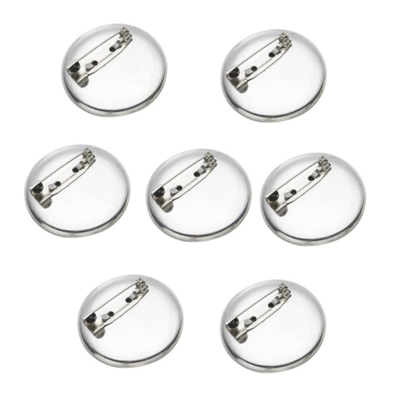 100 Pcs DIY Jewelry Making Brooch Clasps Pin Craft Pins Silver Tone - Image 2