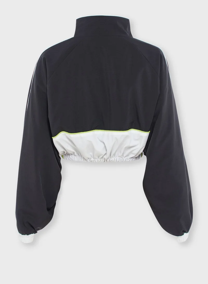 Missguided Colorblock Crop Jacket