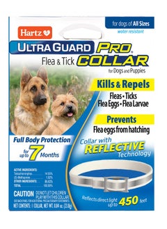 Hartz Ultraguard Pro Reflective Flea & Tick Collar For Dogs And Puppies, 7 Month Flea And Tick Prevention Per Collar, 1 Count  - Image 1
