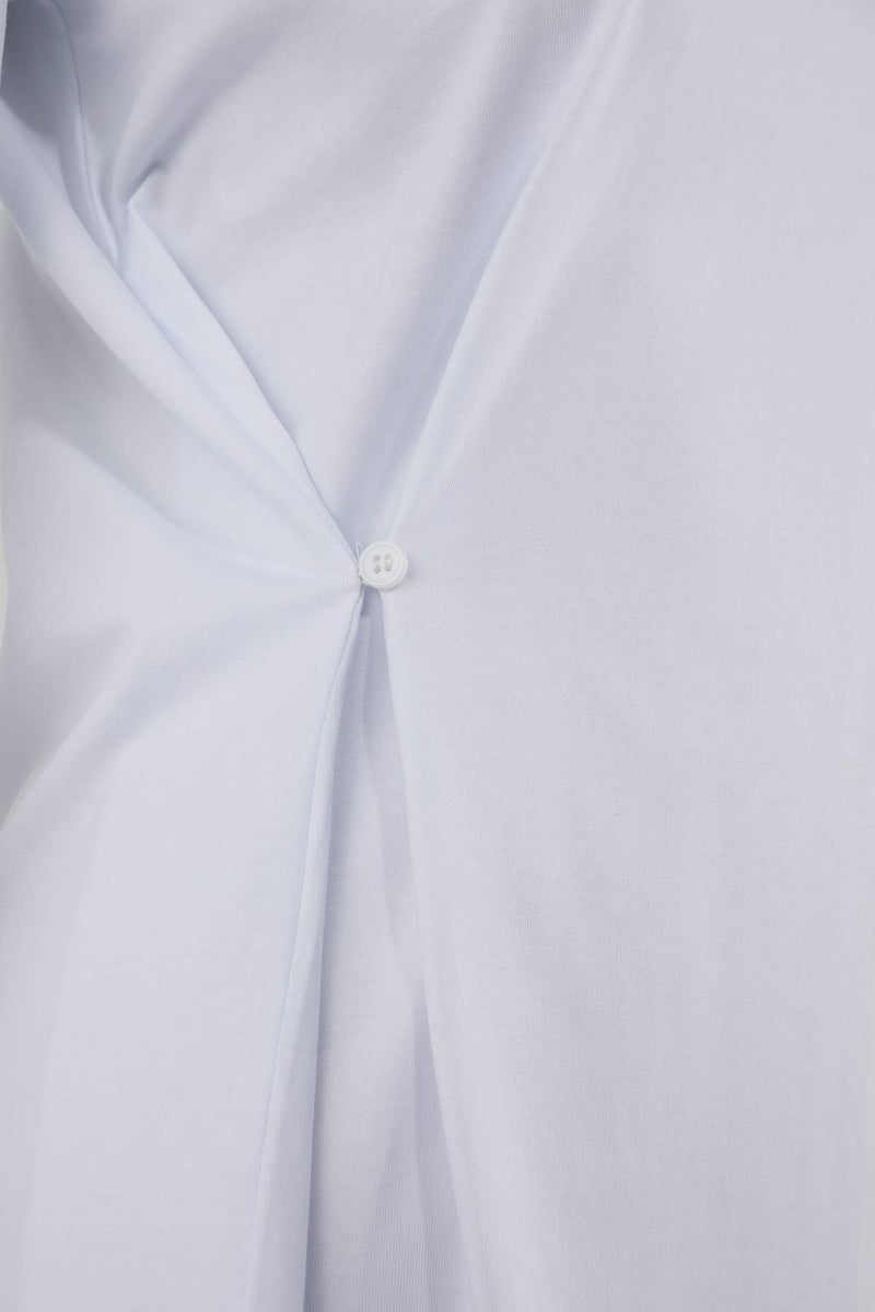 trendyol White Regular Single Jersey Plain Knitted Tctss26Uk00007 - Image 4
