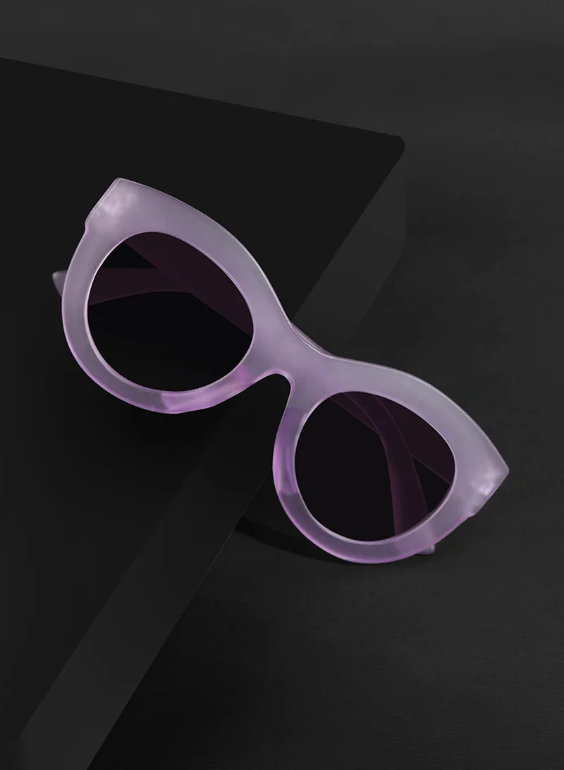 Woggles Helios Purple Round Kids Sunglasses