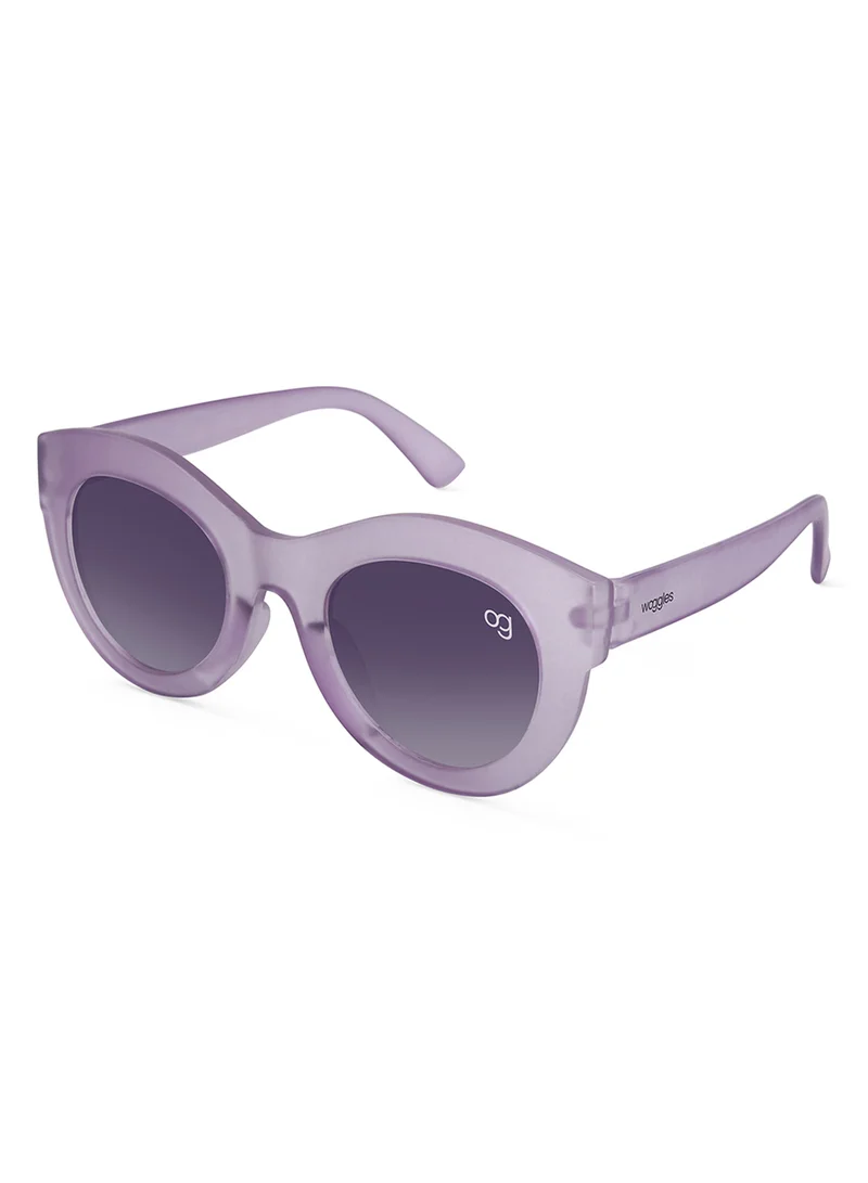 Woggles Helios Purple Round Kids Sunglasses