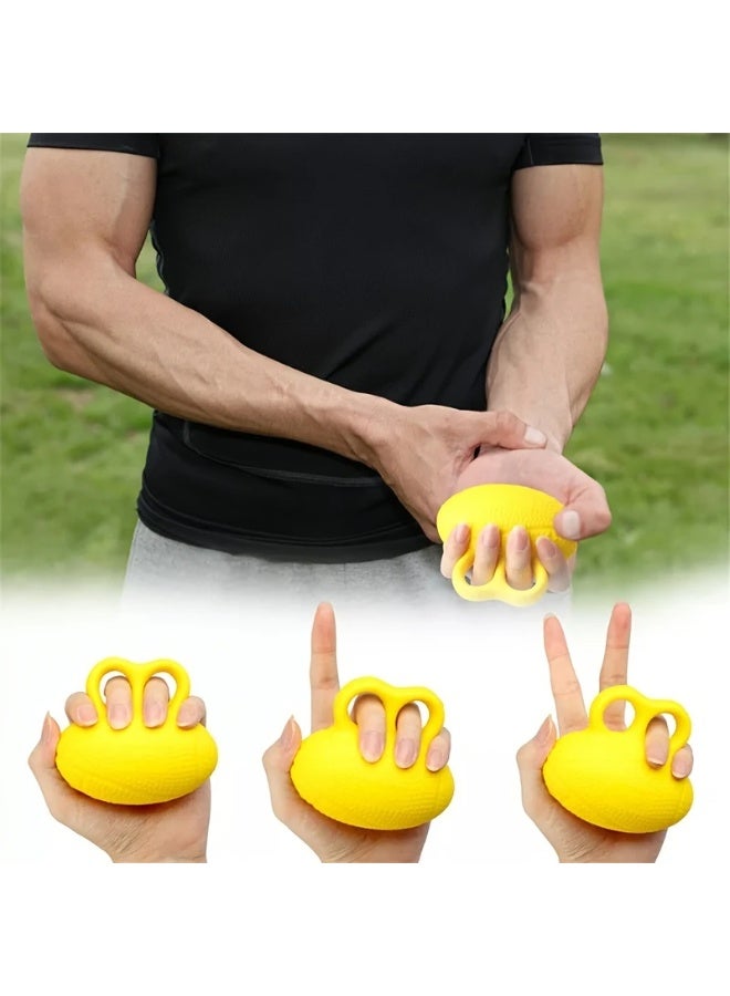 Goolsky [High Elasticity Grip Ball] High Elasticity One PU Grip Ball - Hand Strength Training Model, Egg-shaped Grip Ball - Image 3