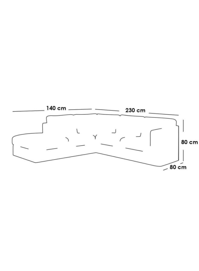 Retro Sofa bed 170 cm - gray - Image 4