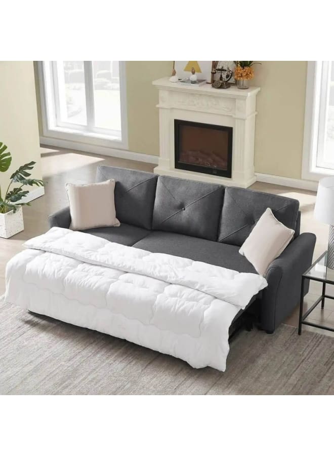Retro Sofa bed 170 cm - gray - Image 3