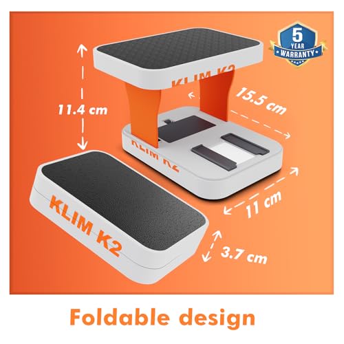 KLIM K2 Mobile Film Scanner 35mm - Free APP - Positive & Negative Converter, Slide & Photo Digitizer, 35mm Color Developing Kit Essential - Top Choice for Preserving Old Photos - Orange & Grey - Image 4