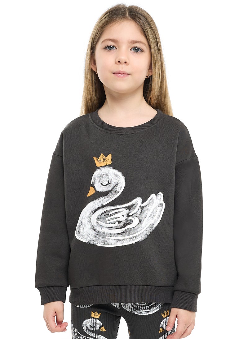 فكتور اند جين طقم تاج البجعة للبنات قطعتين - Image 3