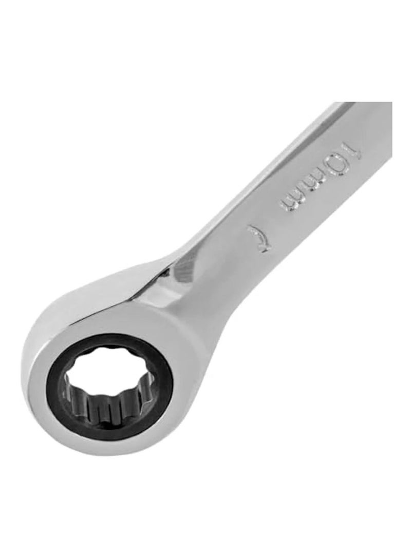 DENZEL 10mm Ratcheting Combination Wrench – Durable Hand Tool for Car Repair and Mechanical Work - Image 2