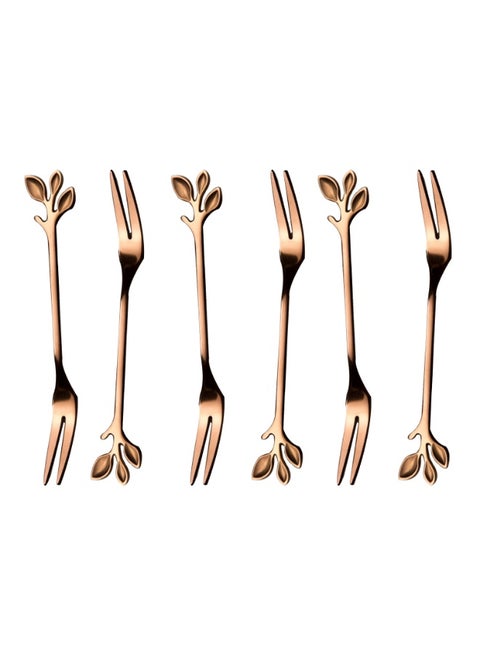 6-Piece Stainless Steel Fork Set