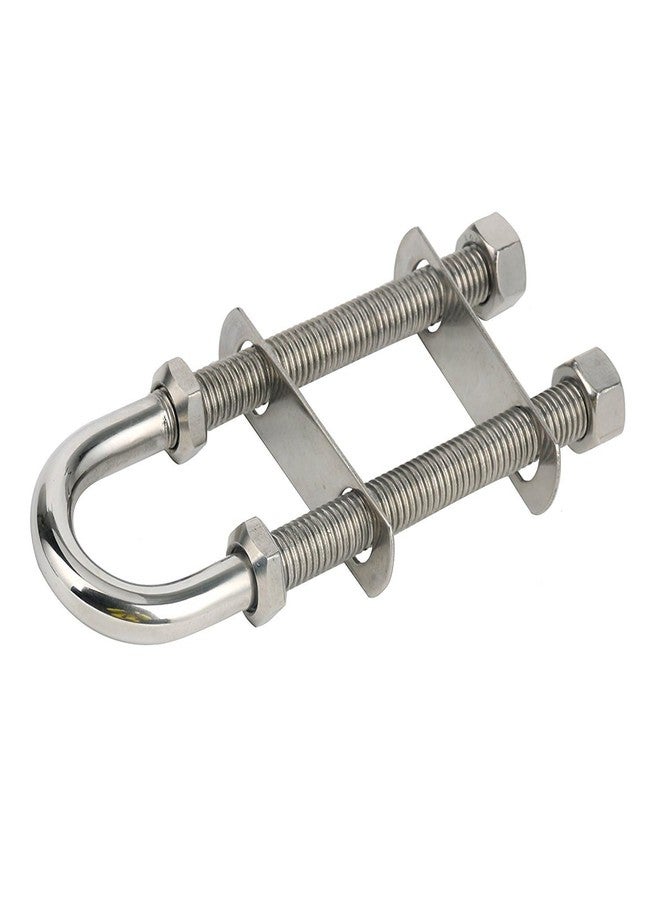 Amarine Made Amarine-made Stainless Steel Marine Boat Stern Bow Eye Tie Down U Bolt (1/2-Inch and 3/8-Inch Optional) (Silver, 3/8" Dia - 3-1/2" Thread Lenght) - Image 5