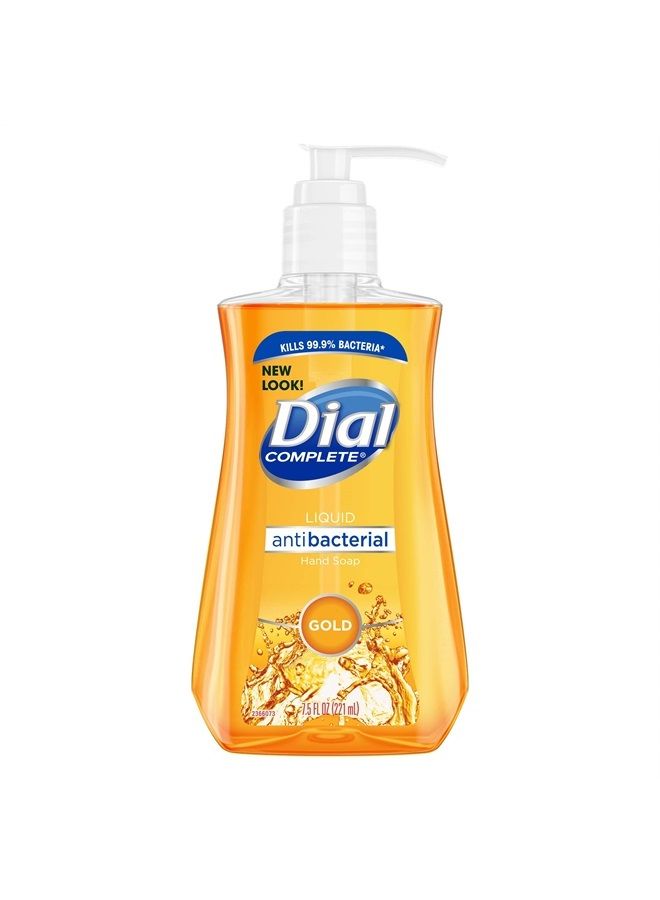 Antibacterial Liquid Hand Soap, Gold, 7.5 Ounce