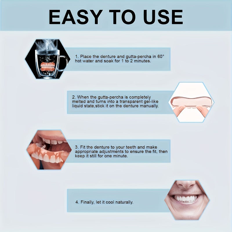 3 Sets Of Soft Comfortable Veneers For Women And Men Natural Appearance Durable Daily Wear Photography Party Dance Decoration - Image 4