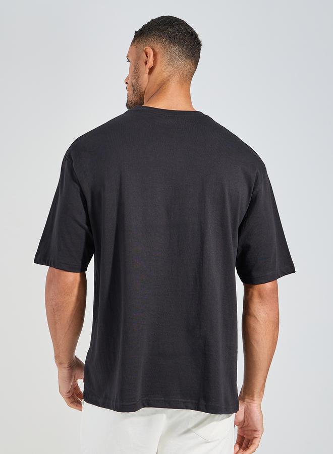 ستايلي تيشيرت أوفرسايز بطبعة باتمان جرافيك - Image 5