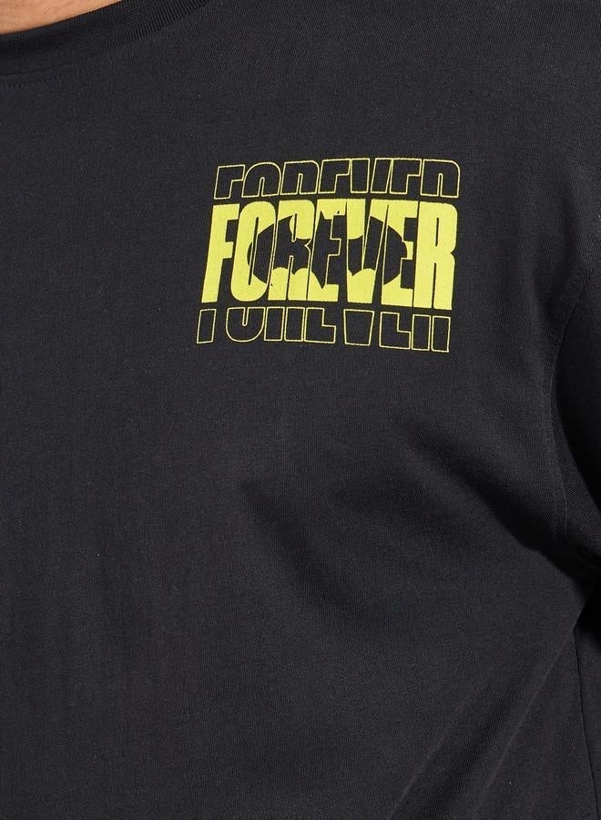 ستايلي تيشيرت أوفرسايز بطبعة باتمان جرافيك - Image 4