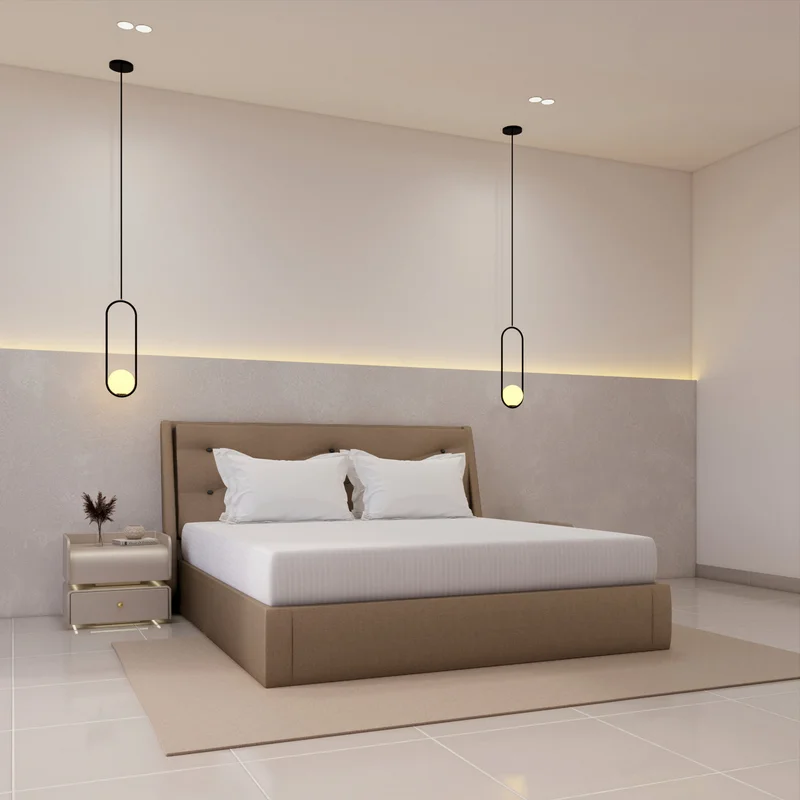 يسكن Luxurious 300 Thread Count Bamboo  Sateen Thin Stripe Fitted Sheet