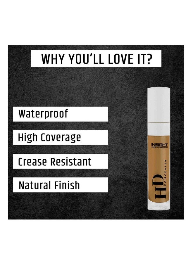 INSIGHT Liquid Hd Satin Concealer | Light Weight Concealer For All Skin Types | Full Coverage | Easily Blendable For Face Makeup (Cr111-Lnp15) - Image 2