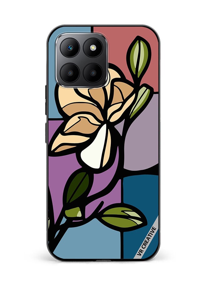 VR CREATIVE Protective Case Cover For Honor 70 Lite Rose Design Multicolour - Image 1