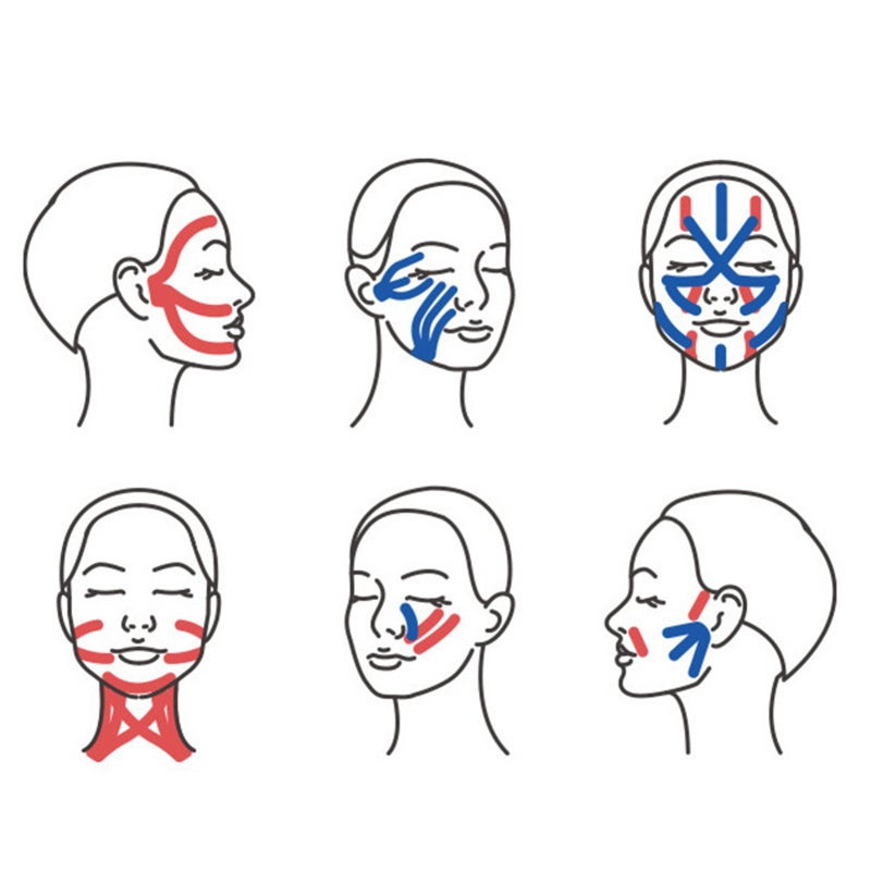 1 Roll Facial Lifting Muscle Patch Strong Adhesive Good Extensibility Breathable Non-irritating Physically Stretch - Image 2