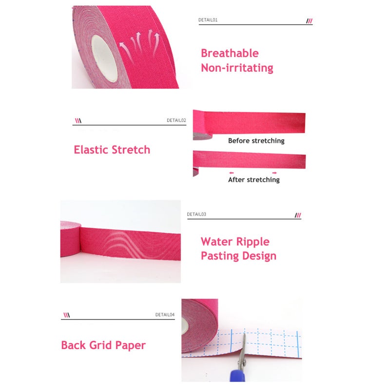 1 Roll Facial Lifting Muscle Patch Strong Adhesive Good Extensibility Breathable Non-irritating Physically Stretch - Image 3